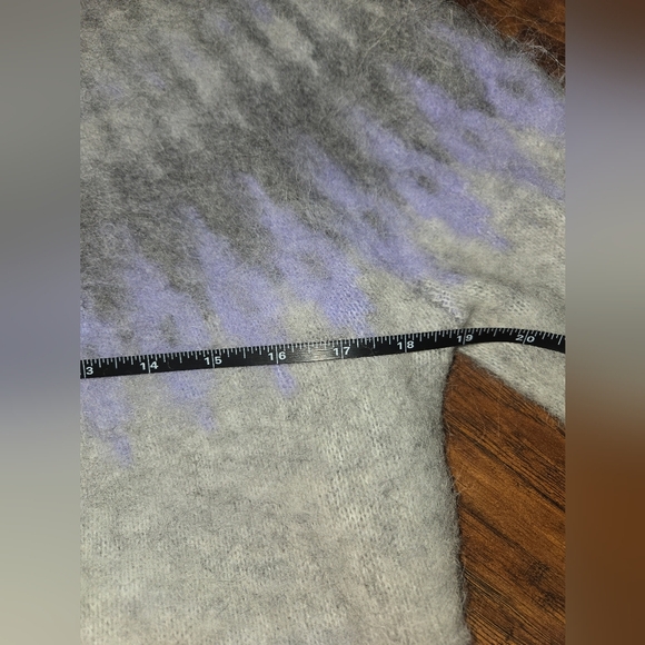 Banana Republic Alpaca Blend Mock Neck Fairisle Sweater in Heather Gray - Picture 9 of 13